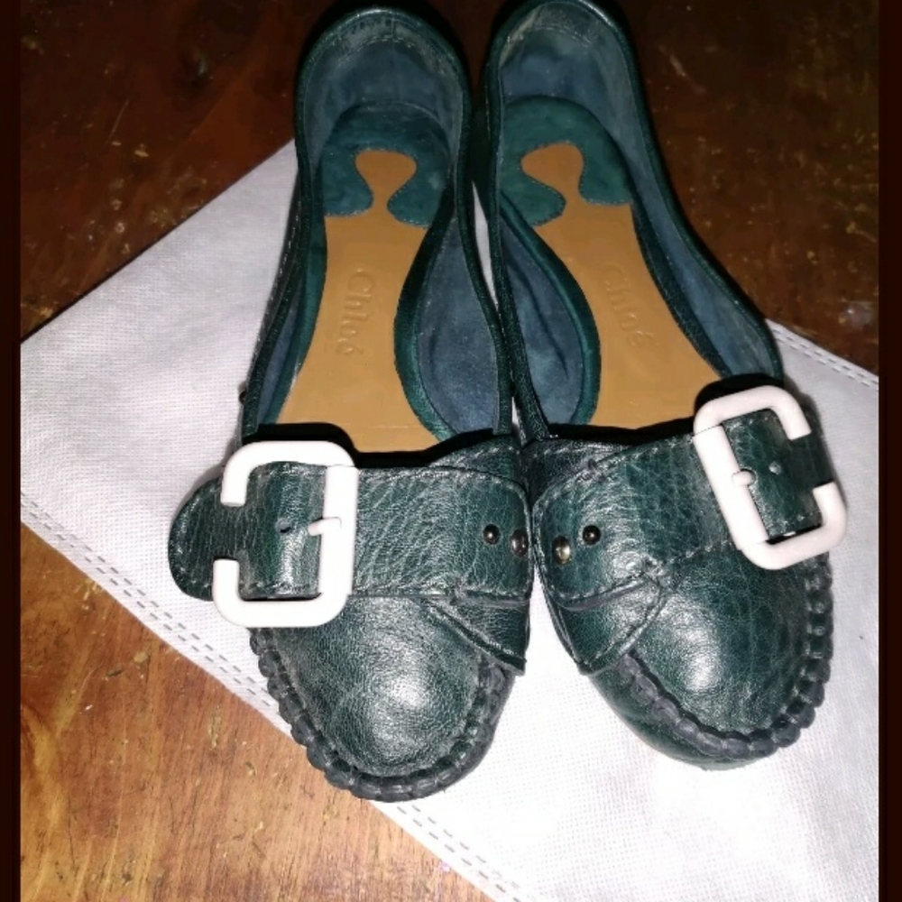 Chloe Paddington Leather Loafers size 37 / 7 US